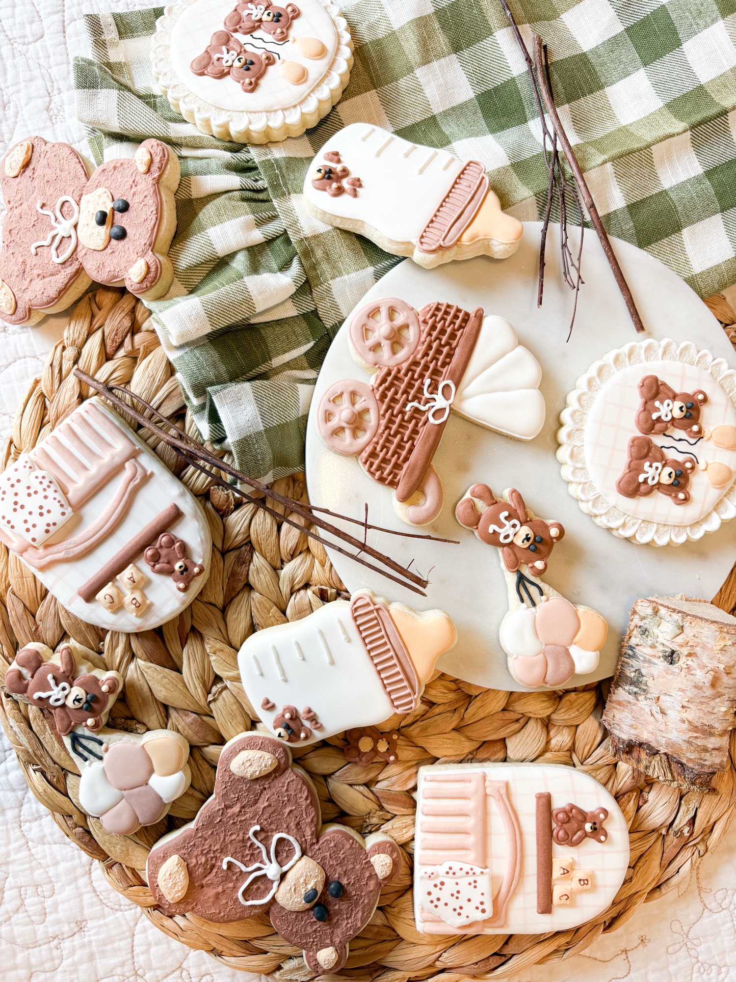 Boho Teddy Bear Shower